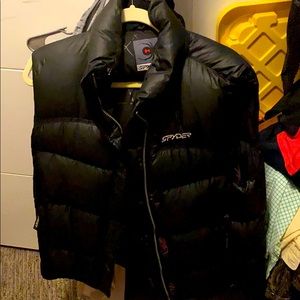 Spyder black puffer vest